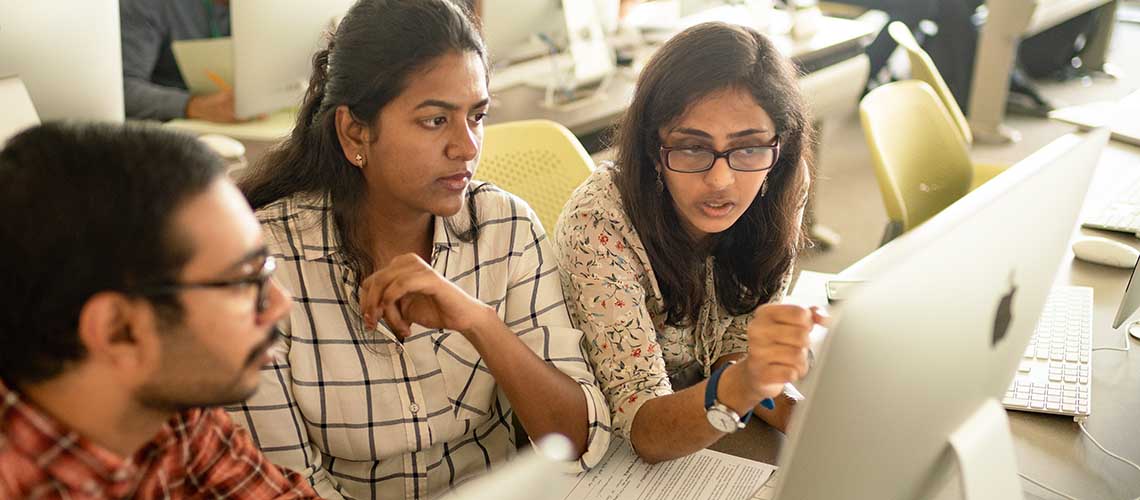students in lab
