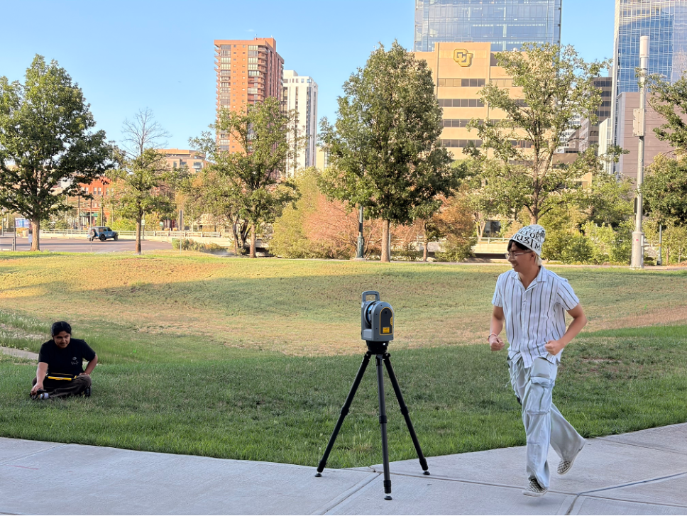 A moving-object investigation helps students observe how changes within a scene can create artifacts in a point cloud.